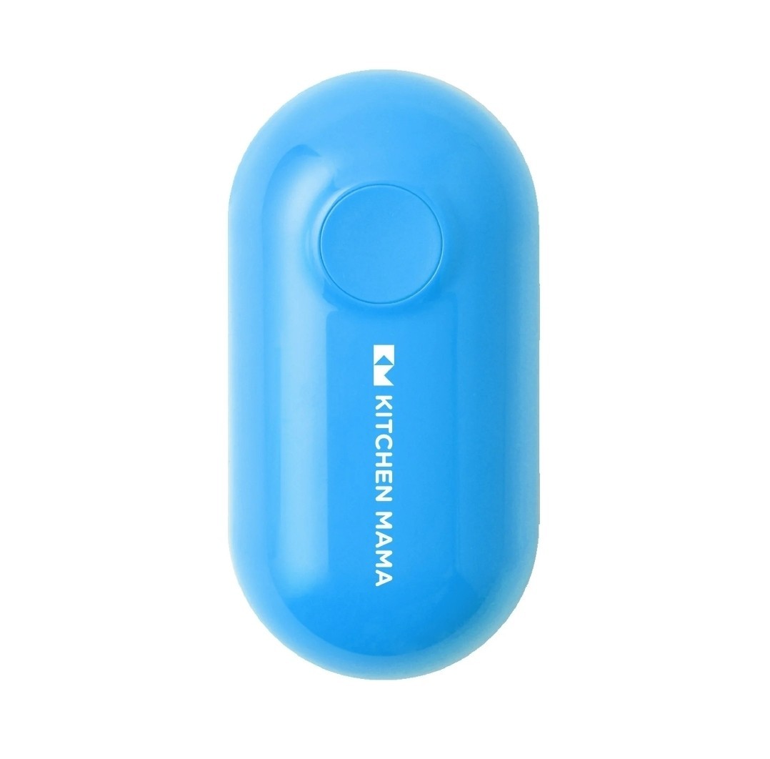 Kitchen Mama Mini Electric Can Opener Magnetic Clean Edge (Blue) CO1205-B [G1] gallery