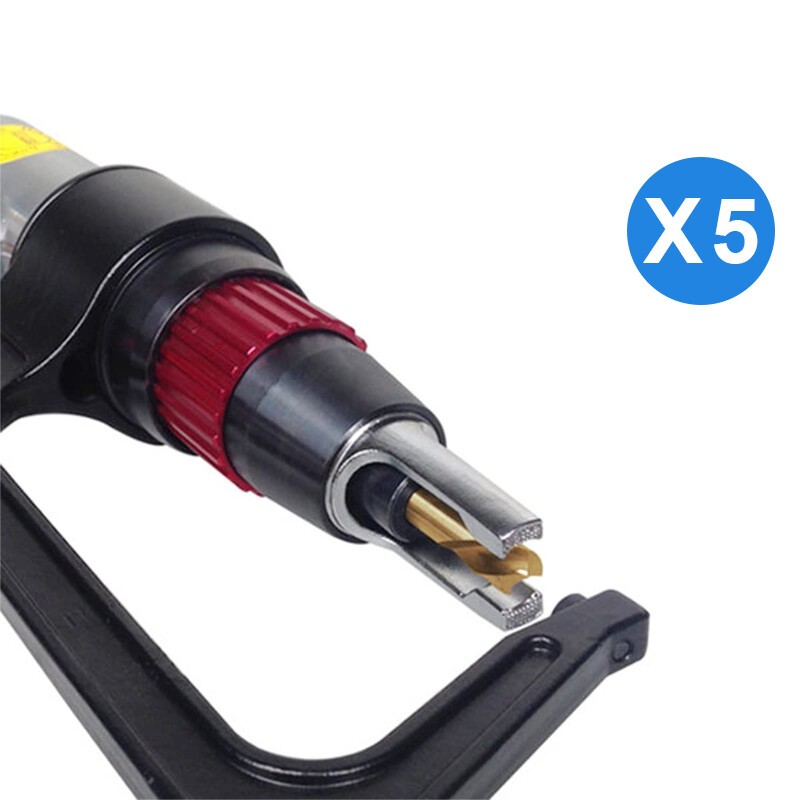High Quality 5pc Spot Weld Drill Bits HSS Titanium Coated Cobalt Spot Cutter Set gallery