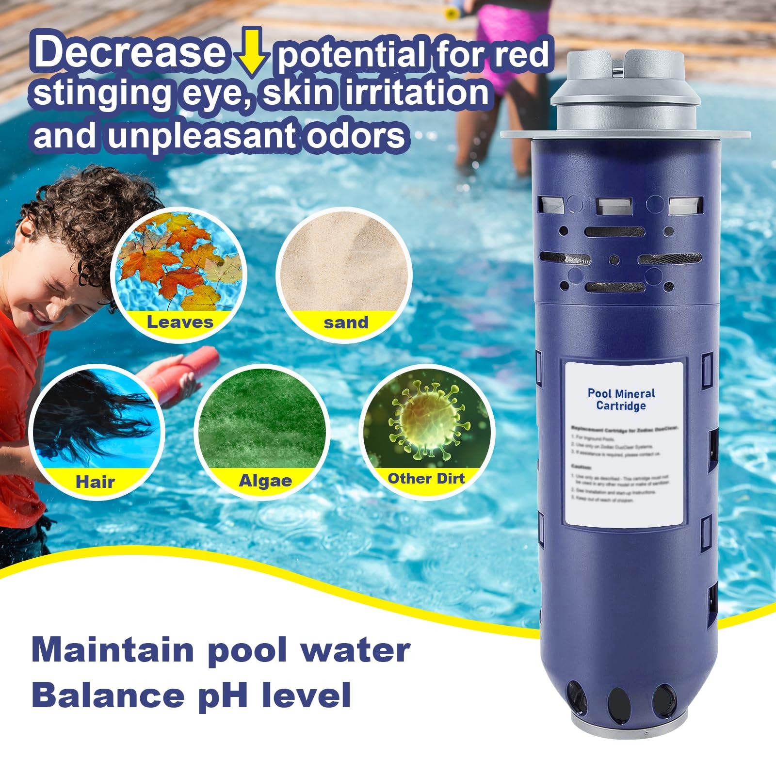 "Replacement W28000 W28001 W28002 Pool Mineral Cartridge for DuoClear Systems" gallery