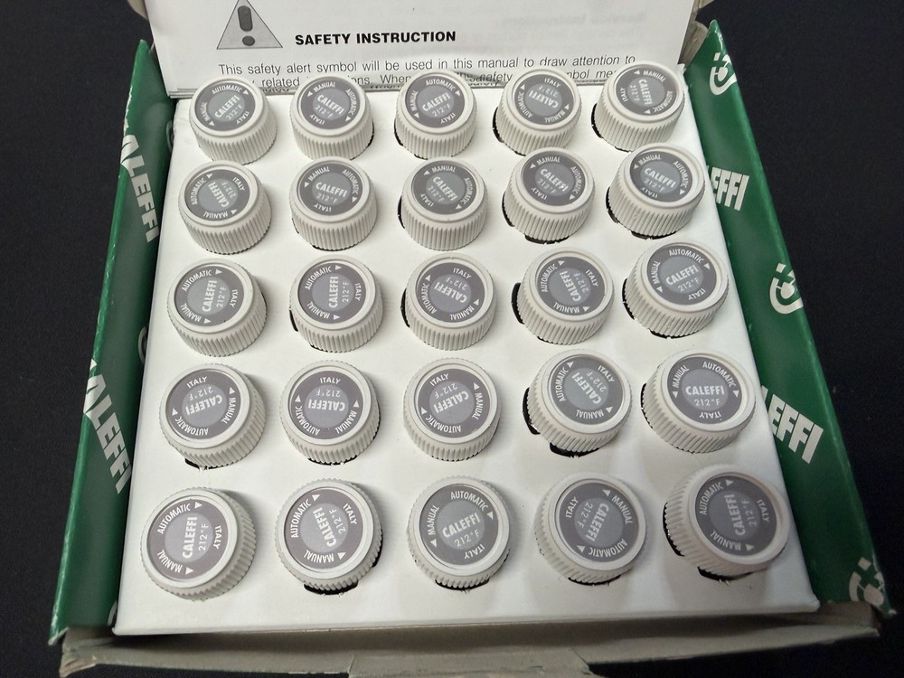 Caleffi 508013A Automatic 1/8" Air Vent - 25 Pack (Replaces Hoffman 508)