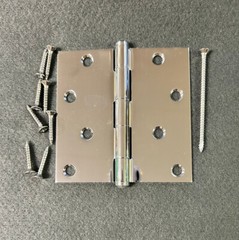 4″ Square Corner Door Hinge Stainless Steel