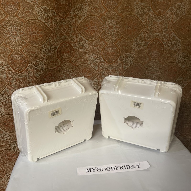 Script Safe Prescription Lock Box, 10” L x 10” W x 4” H - with Two Keys! gallery