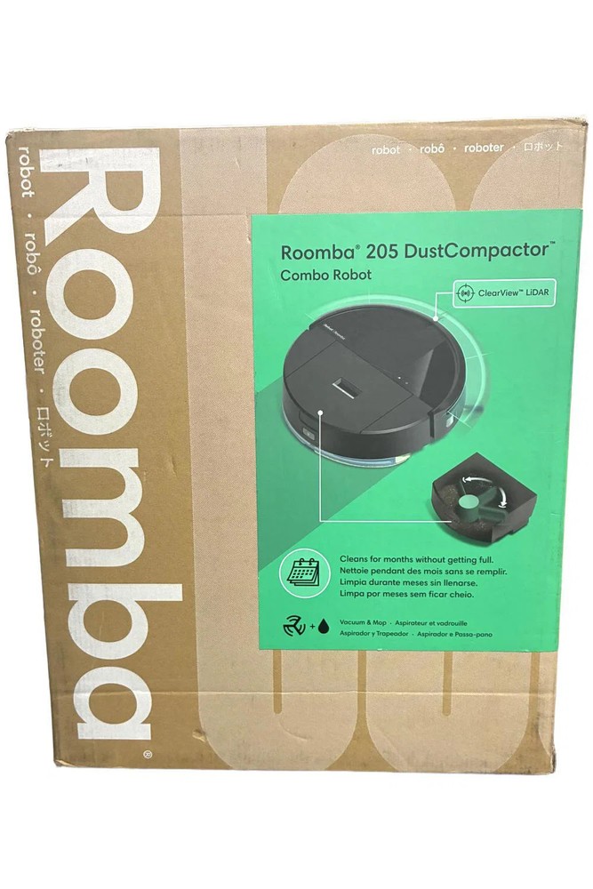 iRobot Roomba 205 DustCompactor Combo Robot Vacuum & Mop