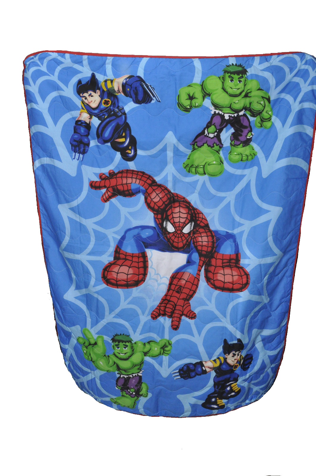 New Factory Sealed Spiderman & Friends Quilt - Poly/Cotton 41"x56" Vintage 2004 gallery