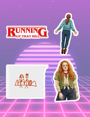 Stranger Things Max 4pc Sticker Pack