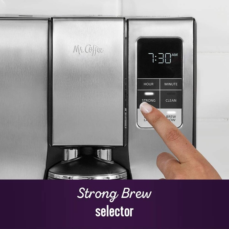 Mr. Coffee 10-Cup Programmable Coffee Maker, Insulated Thermal Carafe, Brew S... gallery