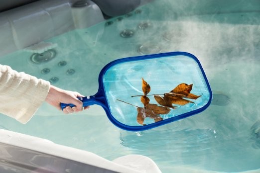 Handheld Pool Skimmer Leaf Rake Net Cleaning Swimming Pool Fine Mesh Netting gallery