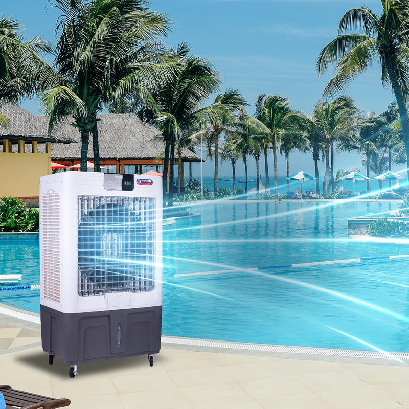 High-Performance 10000 CFM Evaporative Cooler with Remote & 29 Gal Tank gallery