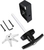 Shed Door Latch T-Handle Lock Kit with 4 Keys,Storage Barn Shed Door Hardware gallery
