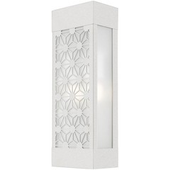 Livex Lighting 24322-91 Berkeley 2 Light 17 inch Brushed Nickel Outdoor Sconce
