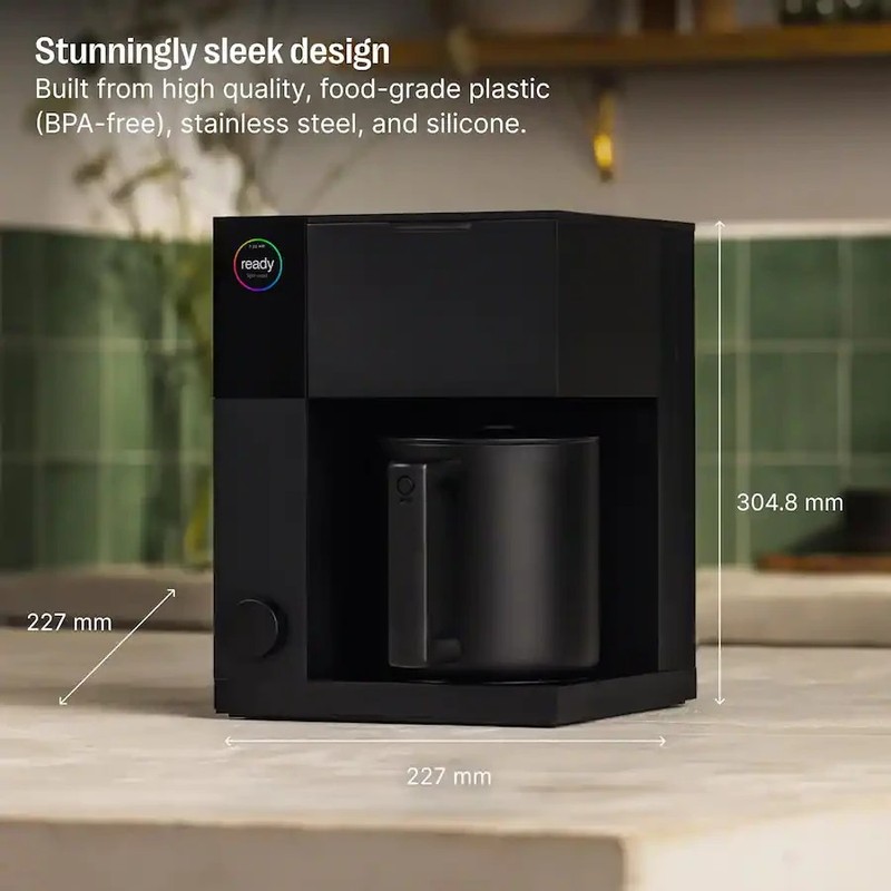 Fellow Aiden Precision Drip Coffee Maker, 10 Cup Capacity, Matte Black gallery