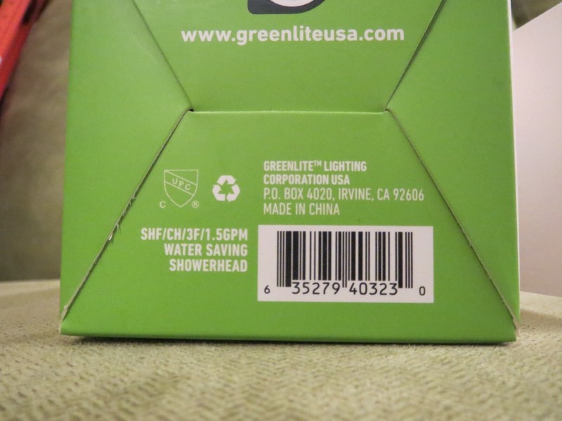 NEW Greenlite Water Saving Fixed Shower Head 1.5 gal/min, PACKAGING MAY VARY gallery