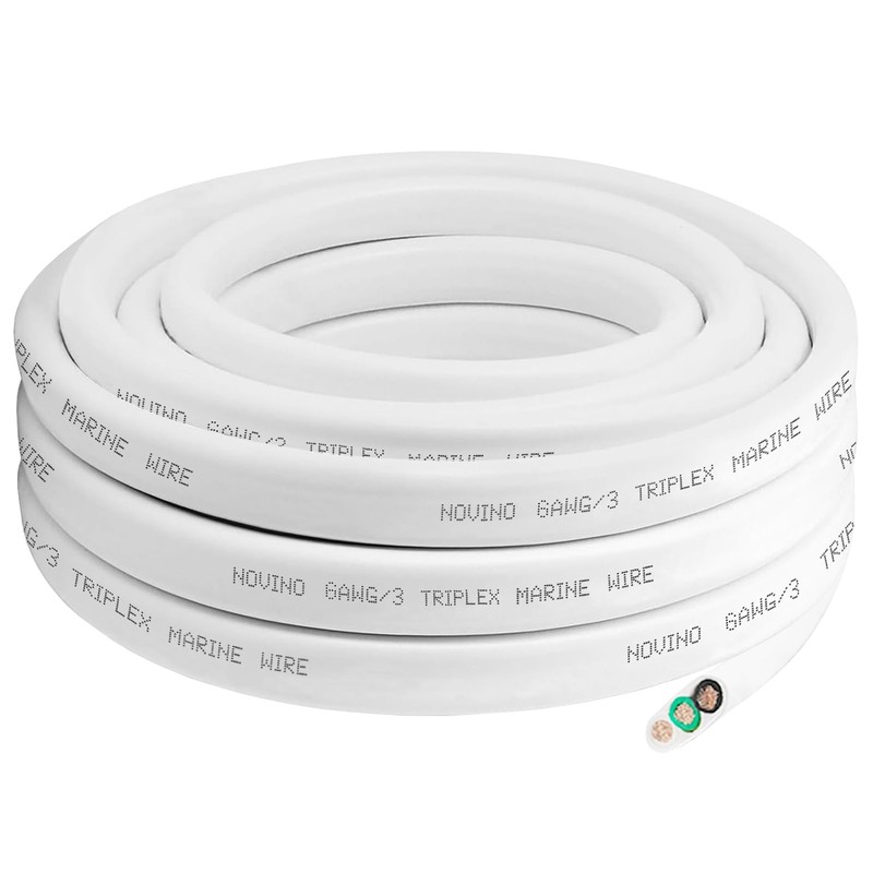 Triplex Marine Grade Wire - Tinned Copper Oxygen-Free Insulated Electrical Wire gallery
