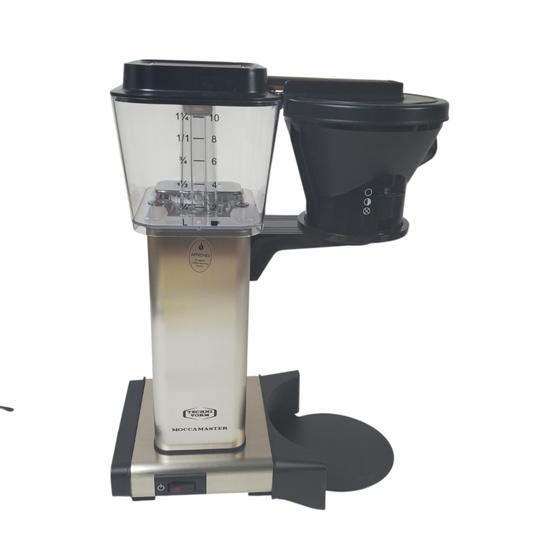 Technivorm Moccamaster KBT Coffee Maker Brushed Silver 79116 Open Box No Carafe gallery