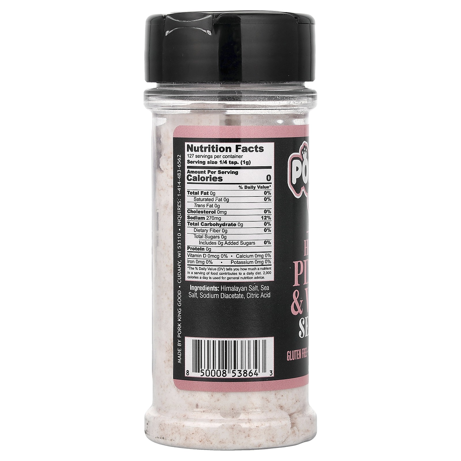 Himalayan Pink Salt & Vinegar Seasoning , 4.5 oz (127.5 g) gallery