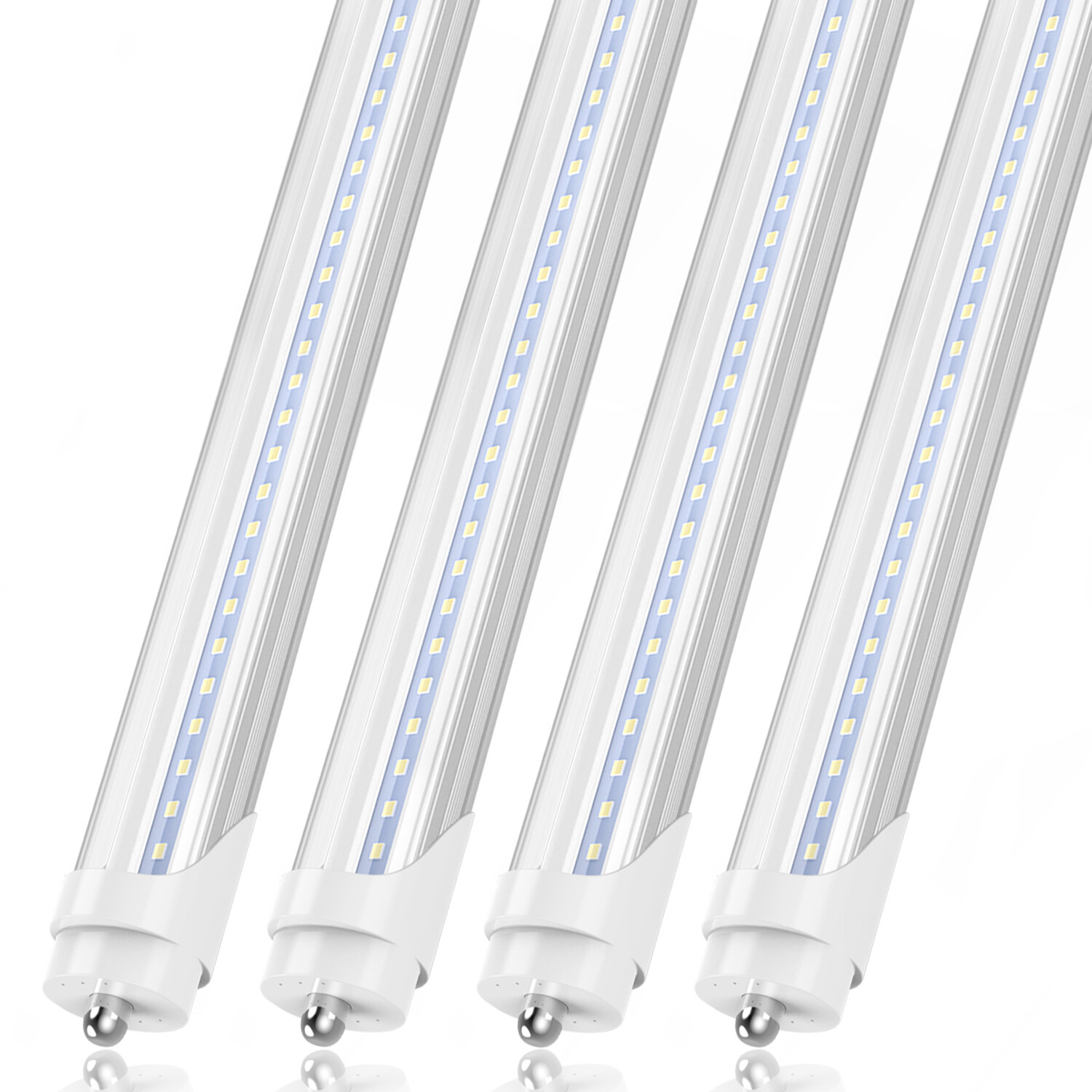 T8 8FT LED Shop Light Bulbs Single Pin LED Tube Lights 45W Garage Ceiling Lamps gallery