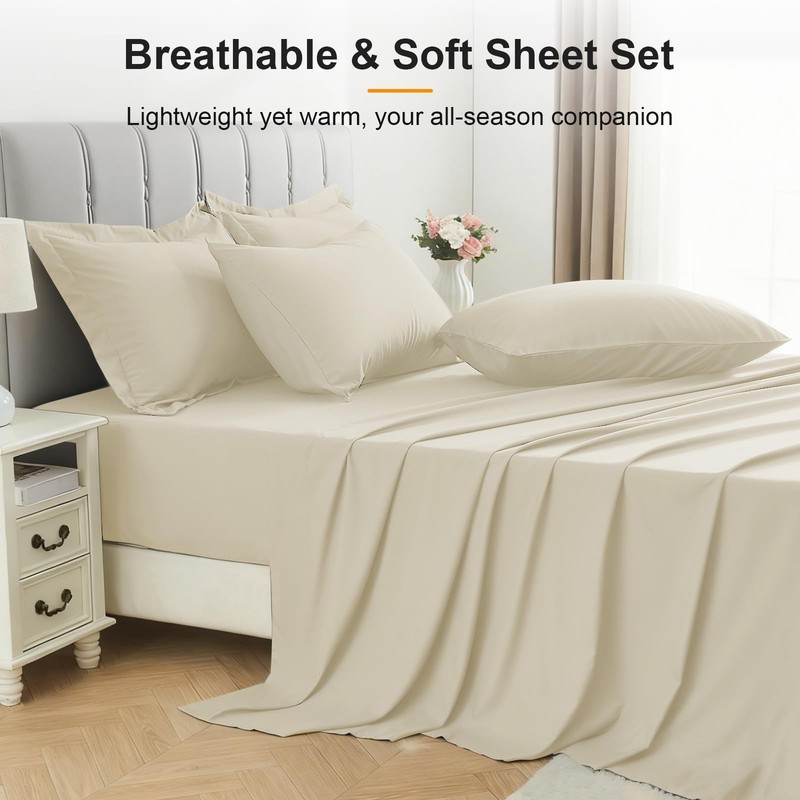 Easthome Queen Comforter Set 7 Piece - Soft Bed in a Bag Queen Size Comforter Se gallery