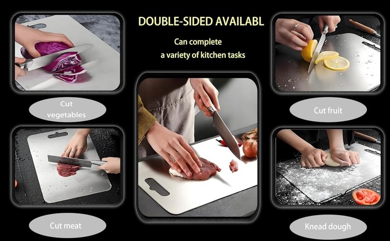 Titanium Cutting Board for Kitchen,2 Pas Titanium Cutting Board– gallery