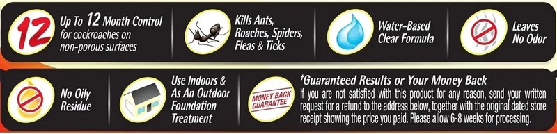 Spectracide Bug Stop Home Barrier, Kills Ants, Roaches 32 Fl Oz (Pack of 1) gallery