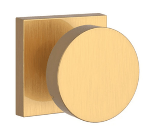 Baldwin FDCONCSR044 Contemporary Non-Turning 2-Sided Dummy Door Knob Satin Brass gallery