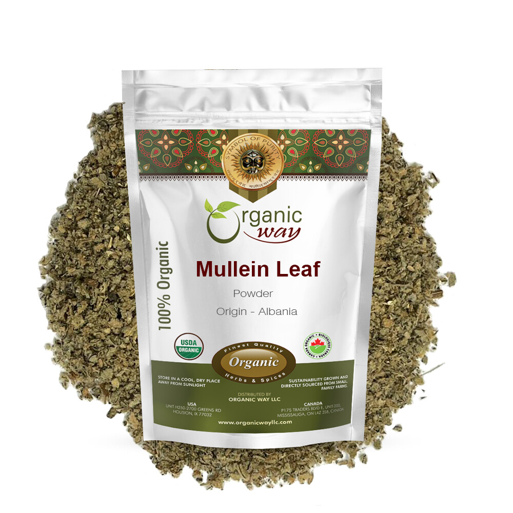 Organic Way Mullein Leaf Powder - Organic, Kosher & USDA Certified gallery