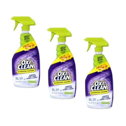 OxiClean Bathroom Cleaner Spray Fresh Scent 32 Fl. Oz. Pack of 3 gallery