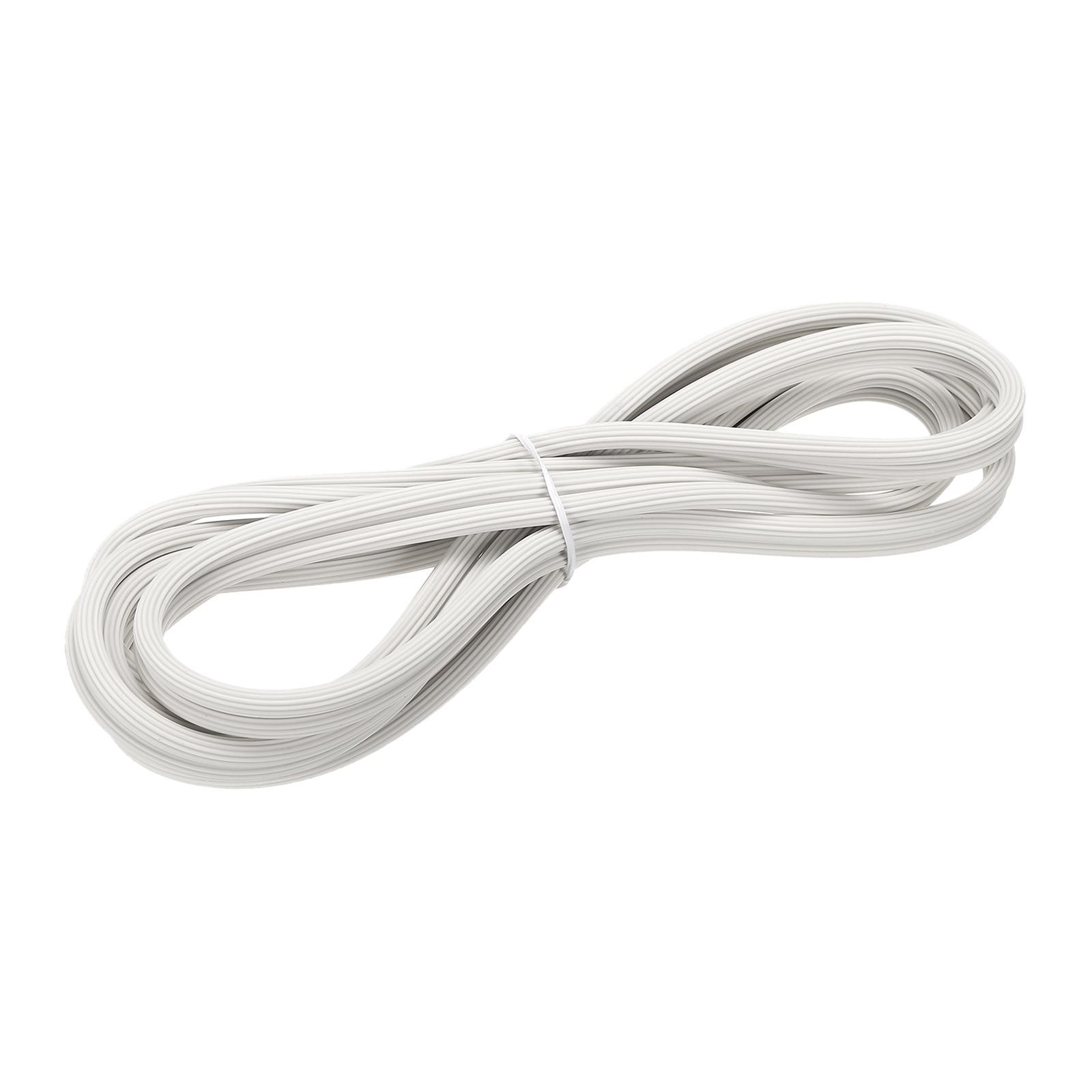 Screen Spline, 5M/16.4Ft Silicone Window Sealing Strip, 6mm OD White gallery