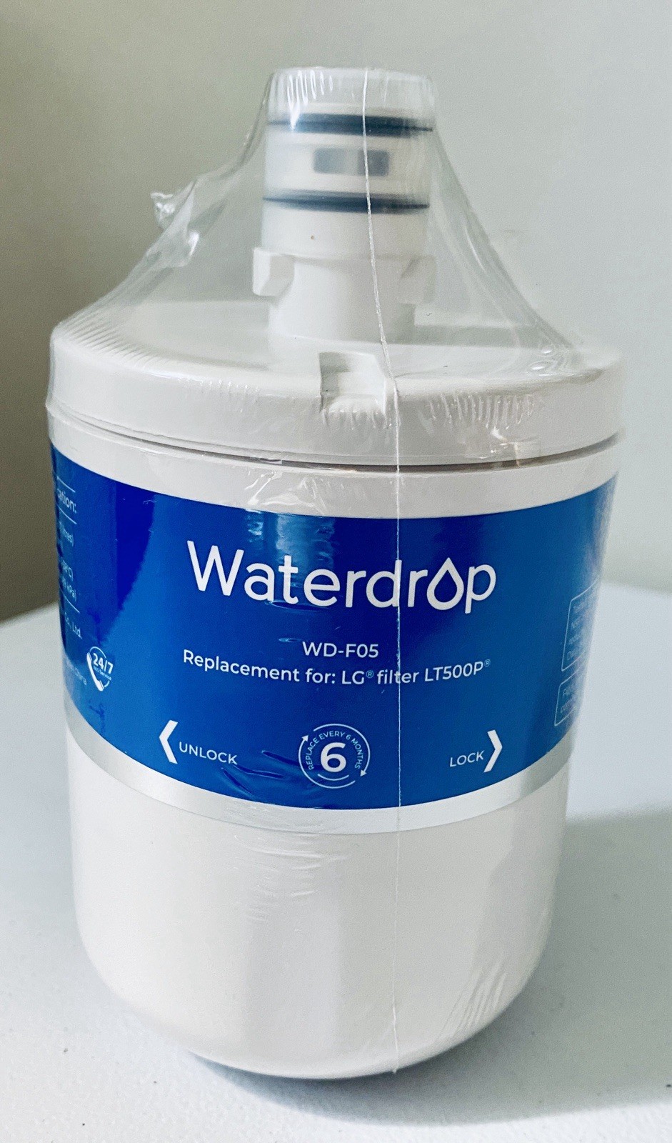 NEW Sealed WATERDROP WD-F05 Replacement Filter LG LT500P 6 Month Or 300 Gallon gallery