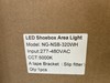 Ledmo LED Shoebox Area Light 320W 480V 5000K Slip Fitter Parking Lot Light gallery