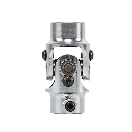 3/4" Round Smooth X 5/8-36 Spline Chrome Universal Steering Shaft U Joint gallery