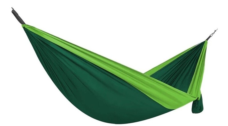 Deluxe Portable Hammock Compact 1-Person 108" x 54" Coastrail Outdoor - Green gallery