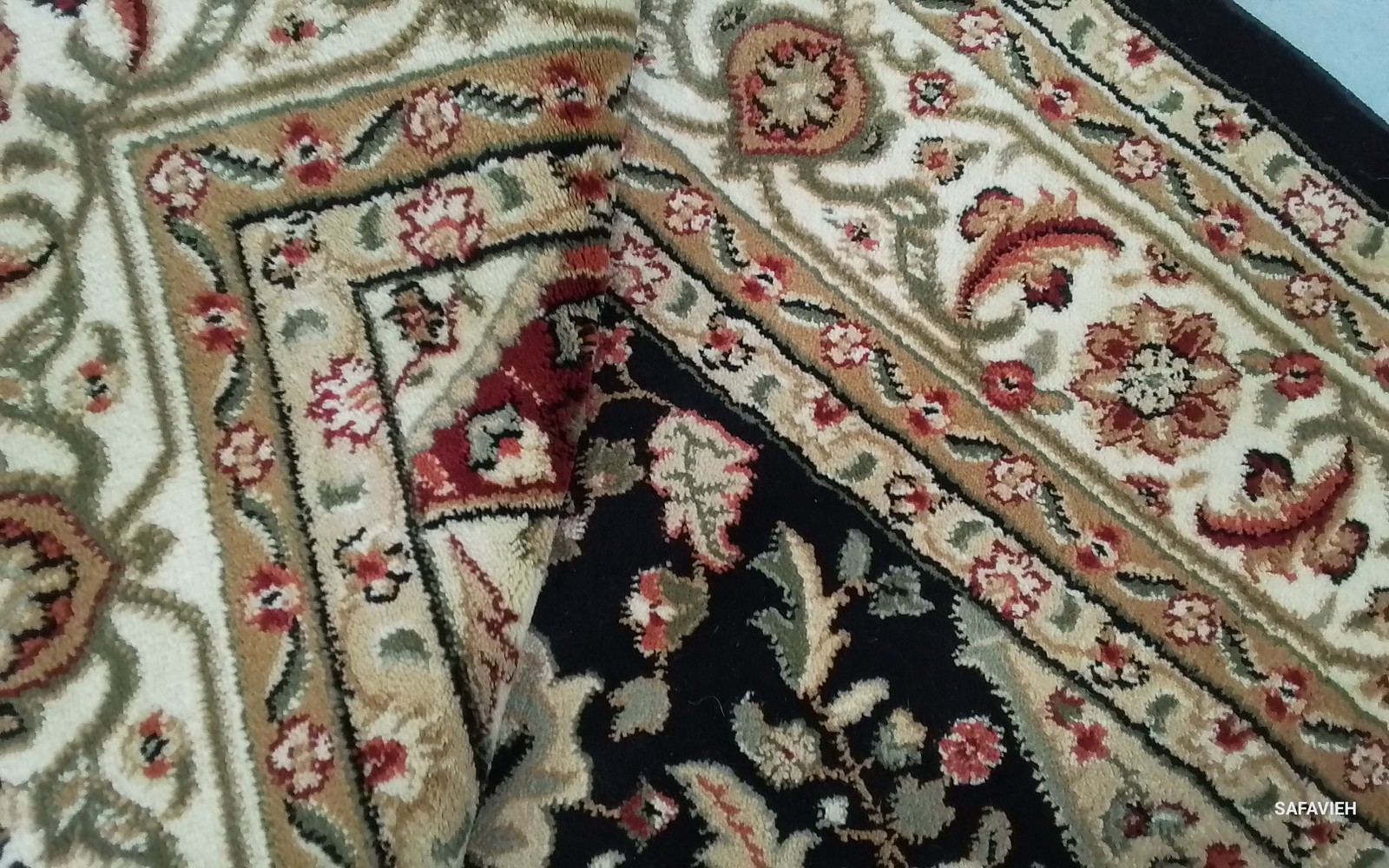 BLACK / BEIGE 6'-0" x 9'-0" Back Stain Rug, Reduced Price 1172792885 LNH330Z-6 gallery