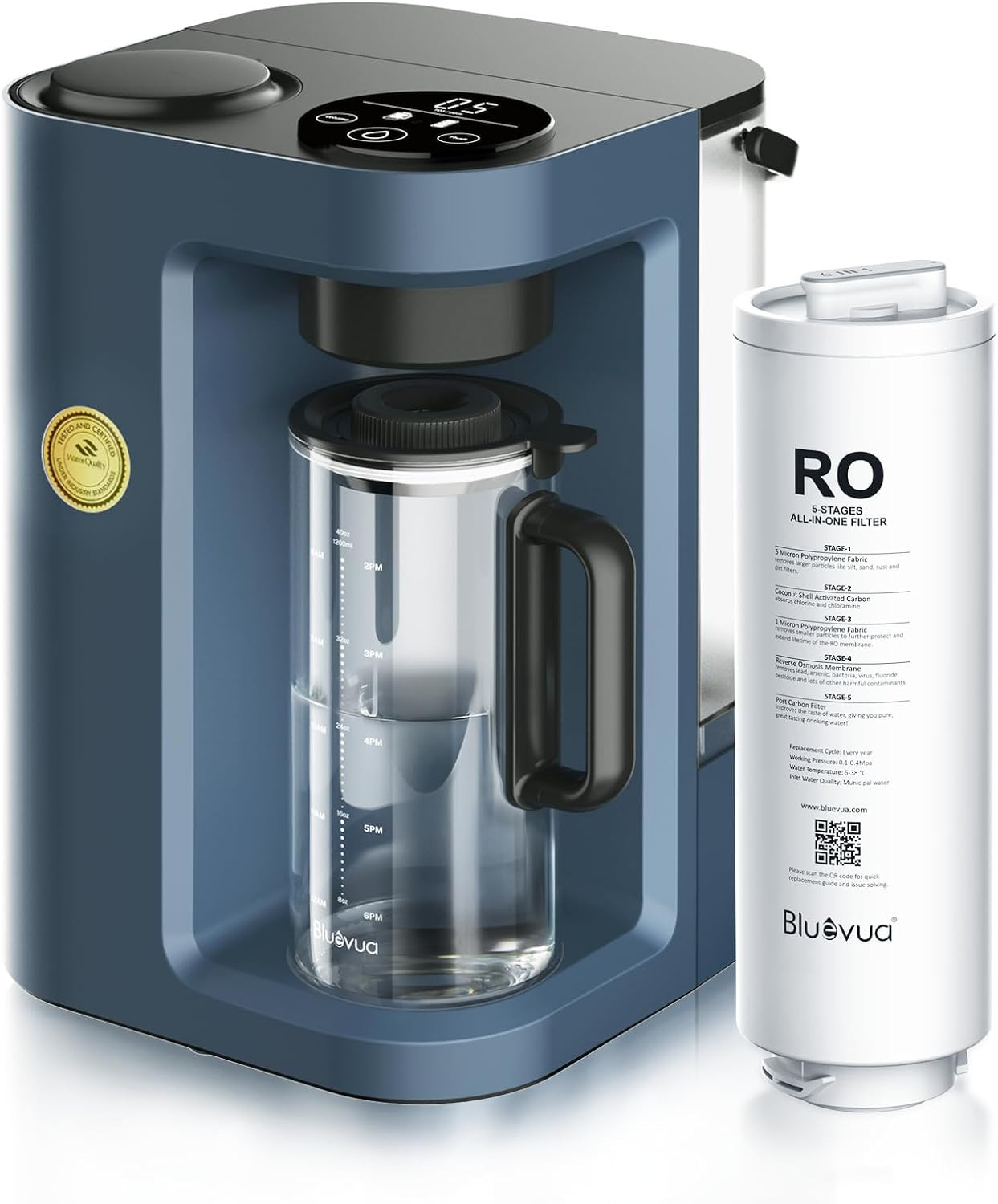 RO100ROPOT-LITE Countertop Reverse Osmosis Water Filter System 5 Stage Purifi... gallery
