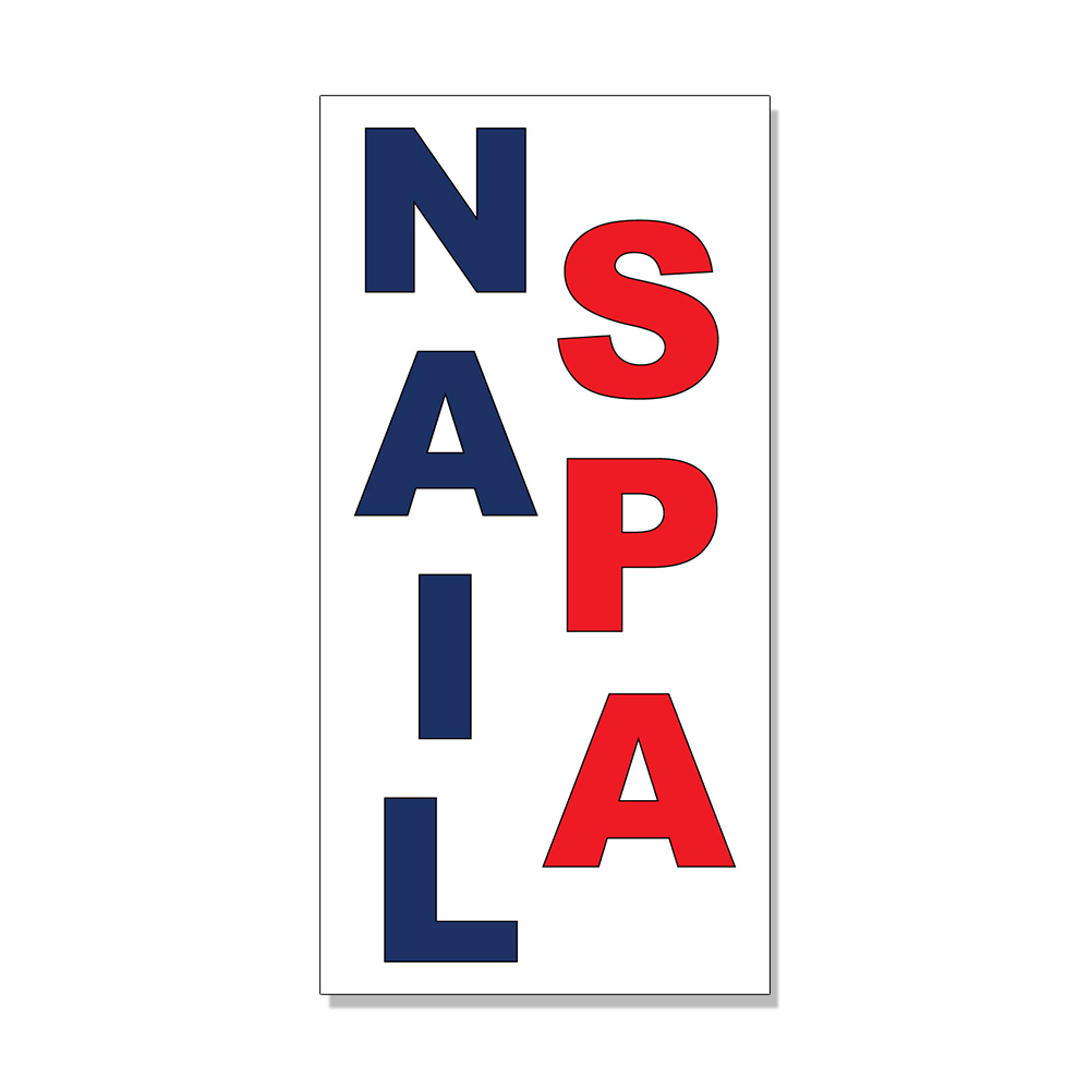Nail Spa Blue Red DECAL STICKER Retail Store Sign gallery