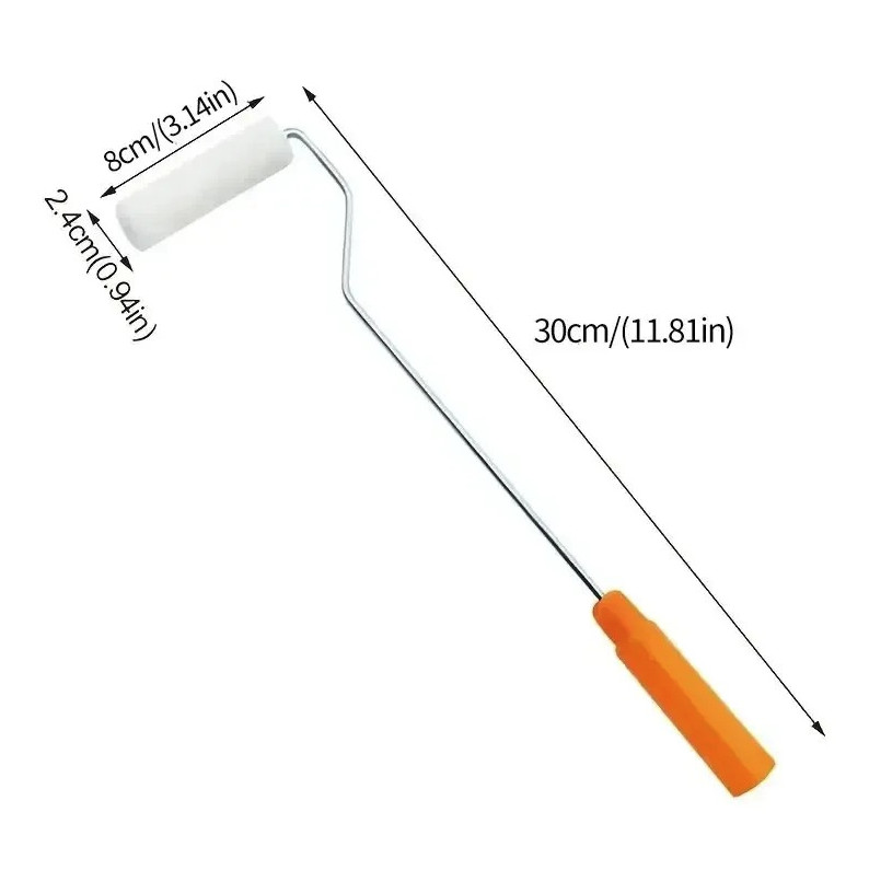 11pcs Paint Roller Kit 4 Inch Rollers & Covers Professional Wall Painting - NEW gallery