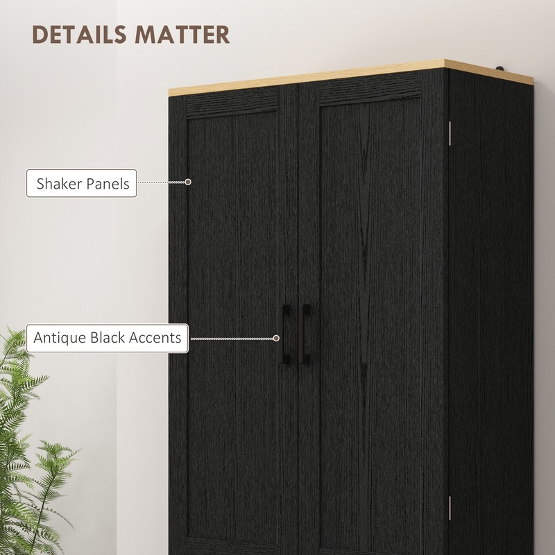 Kitchen Storage Cabinet Featuring A Recessed Door Panel gallery