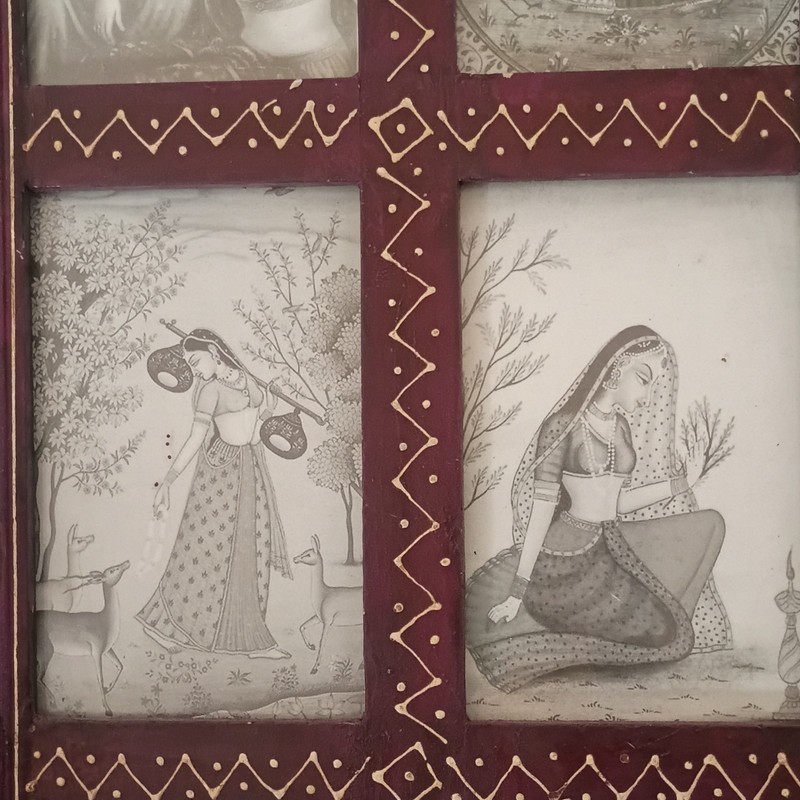 handcrafted wooden panel featuring Indian style traditional Indian window gallery