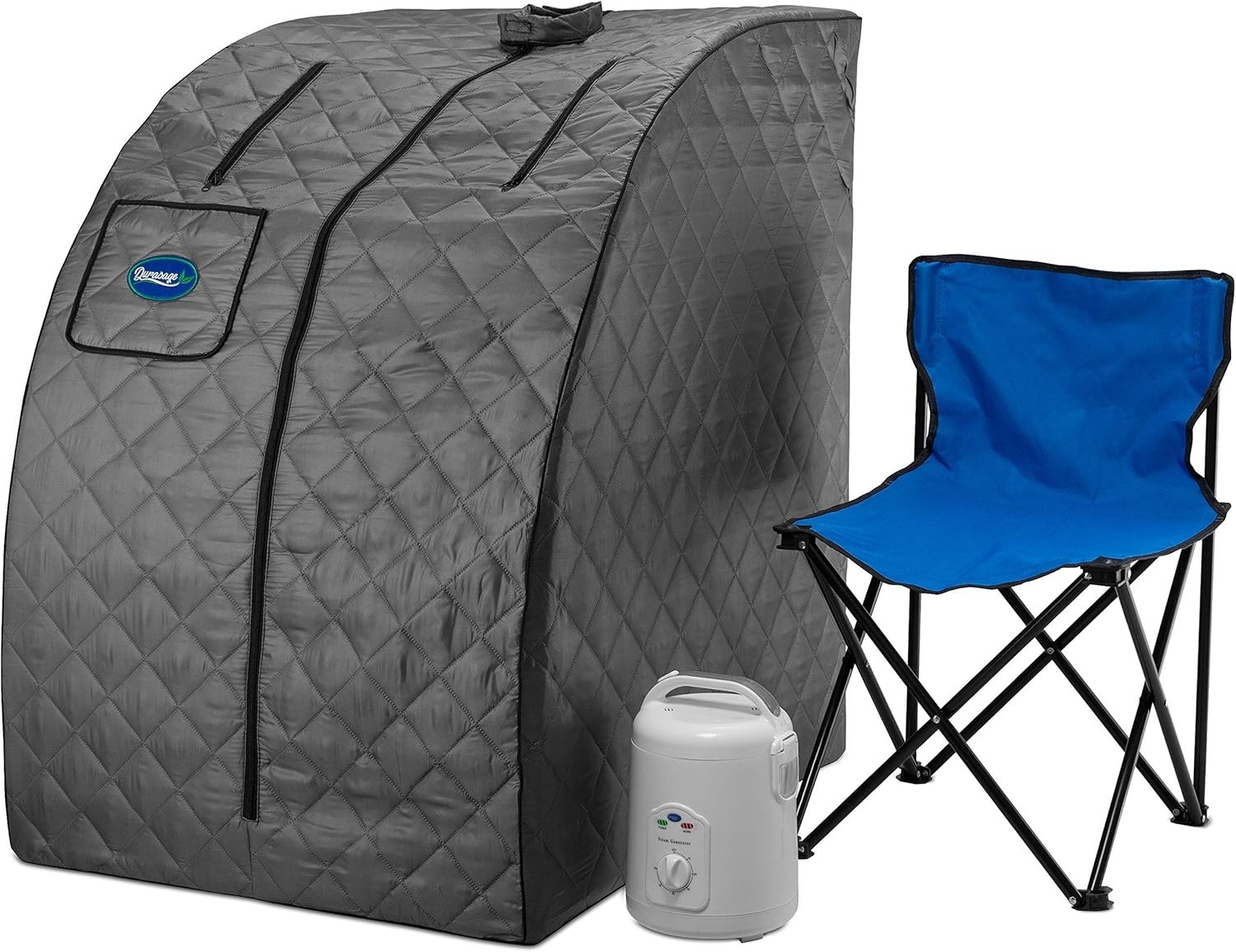 Lightweight Portable Personal Steam Sauna Spa- 800W Steam Generator,60-Min Timer gallery