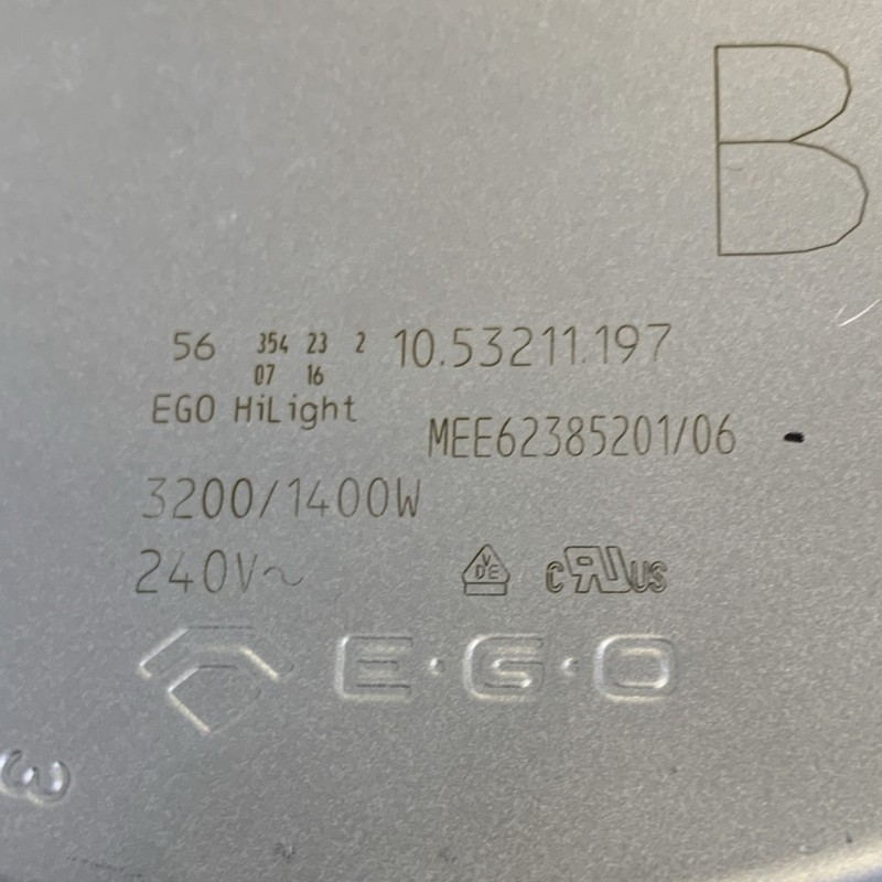 EGO Surface Element MEE62385201/06 10.53211.197 3200/1400W Whirlpool gallery