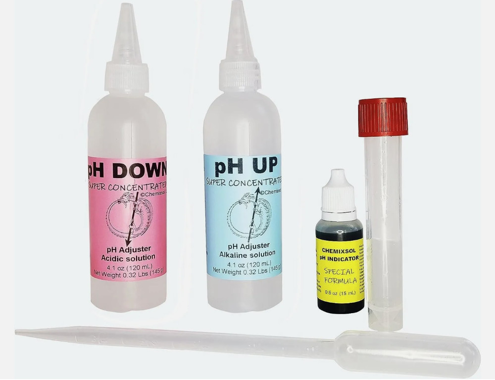 Concentrated pH Adjuster Up and Down Control Kit. Optimal Soil and Feed Water