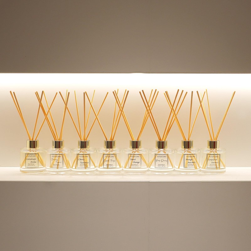 100ml Scent Diffuser with 6 Fiber Sticks, 3.5 oz Reed Diffuser Set Aromathera... gallery