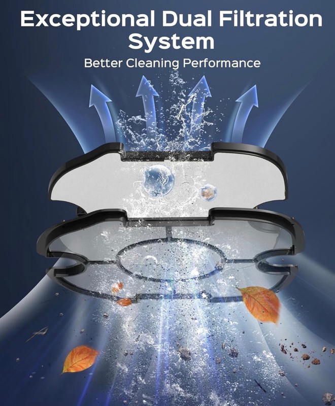A1 Robotic Pool Cleaner Dual Layer Filtration, 120-Min Runtime,Powerful Cordless gallery