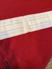 IKEA Ritva Unlined Curtains 55”x 98” Pair (2) Panels Tie Backs 100% Cotton Red gallery