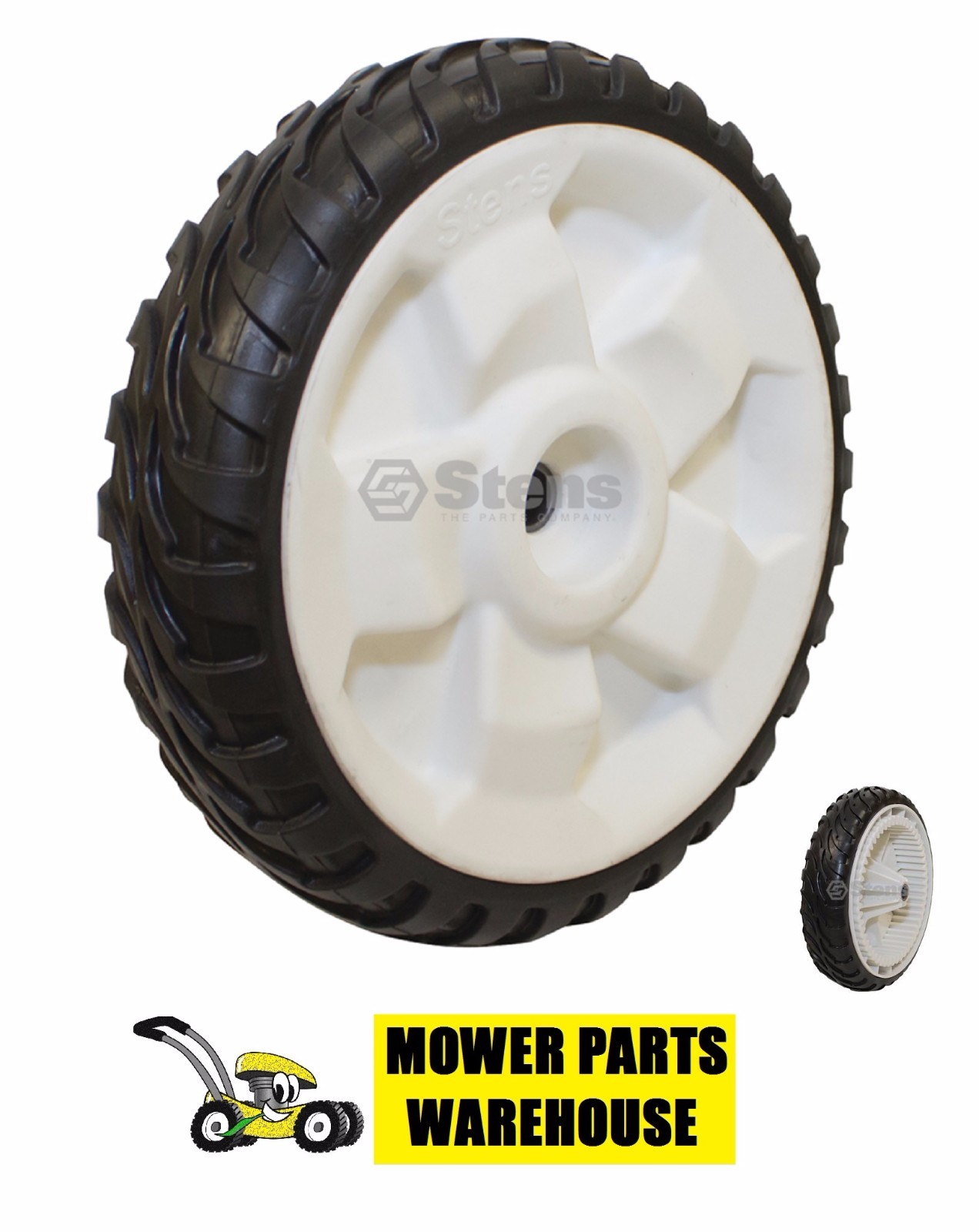(1) NEW REPLACEMENT TORO 8 INCH DRIVE WHEEL FWD 22" RECYCLER 119-0311 gallery