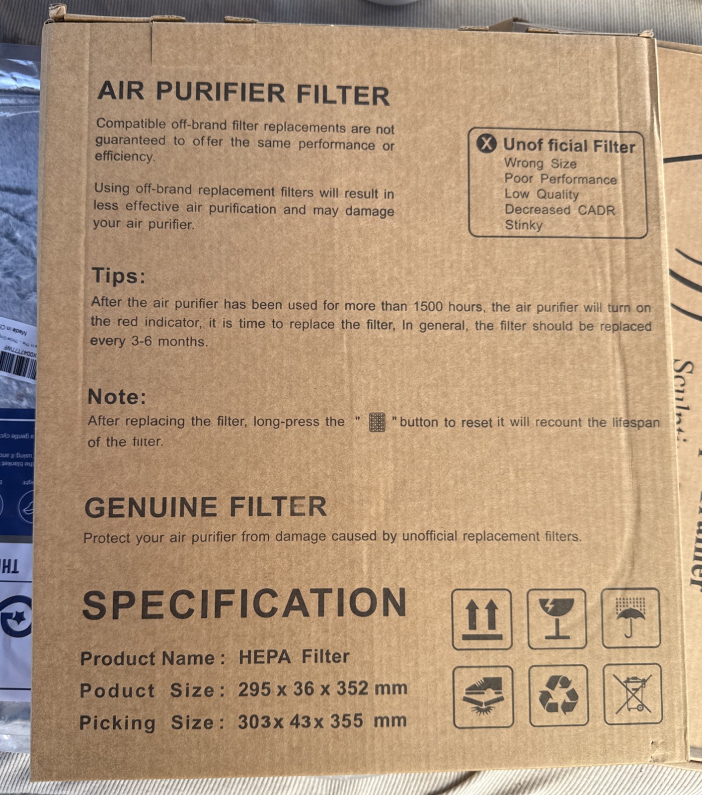 P400-RF Replacement H13 Air Filter For TPLMB P400 Air Purifier gallery