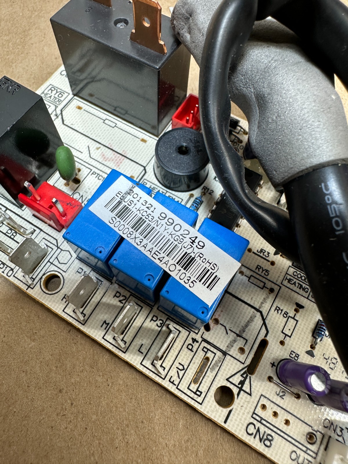 Frigidaire NOS OEM Control Board ELUS-KC53/N1Y-KG9(J7)-RoHS) gallery
