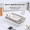 KOOV Bakeware Set, Ceramic Baking Dish 13"L x 9"W x 2.7"H, Pure White gallery