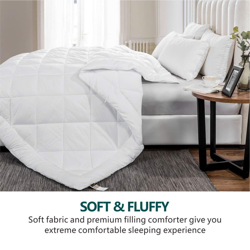 Soft Queen Size Comforter Duvet Insert-Lightweight Down Alternative Comforter... gallery