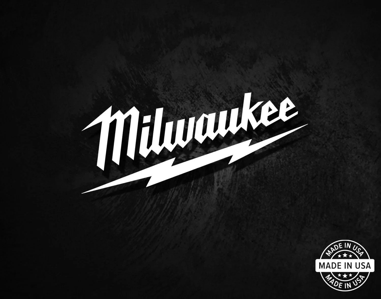 Milwaukee Tool Decal, Vinyl Die Cut Window Sticker, 100% Made In USA gallery