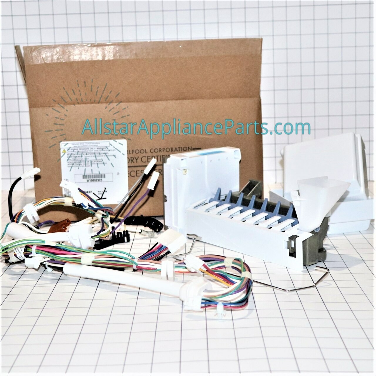 Whirlpool Refrigerator Ice Maker Assembly W10882923 gallery